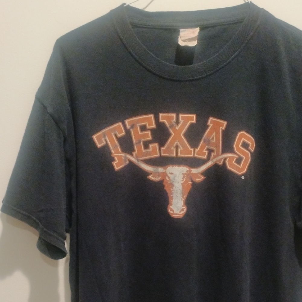 Vintage 2000s Jerzees Faded black Heavyweight T-Shirt